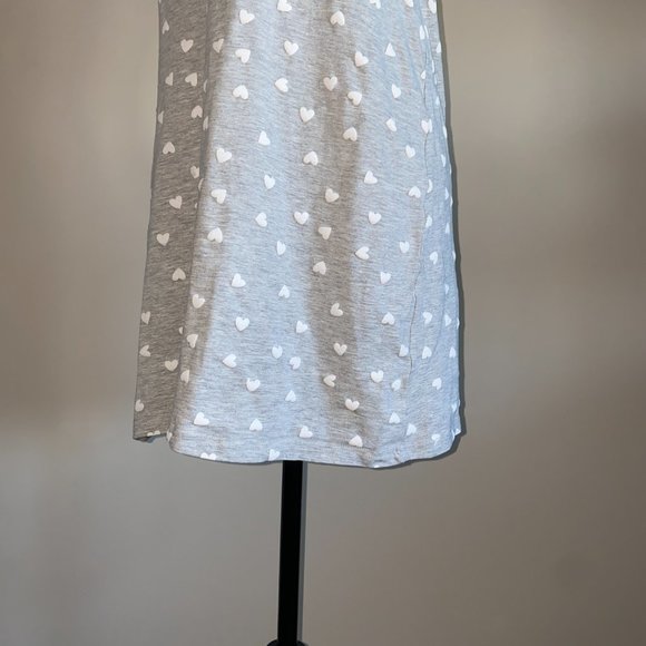 Emily & Jane Cotton Heart Print Chemise Small - Picture 5 of 8